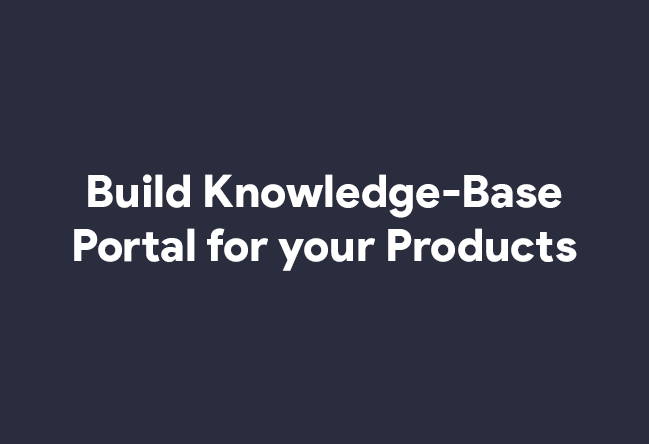 Build Knowledge-Base Portal